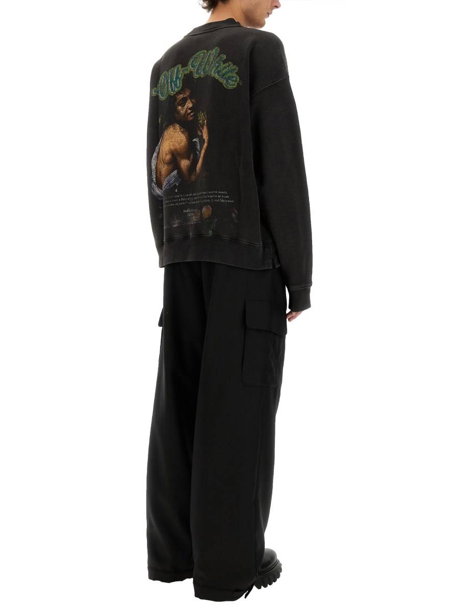 OFF-WHITE FELPA CON LOGO