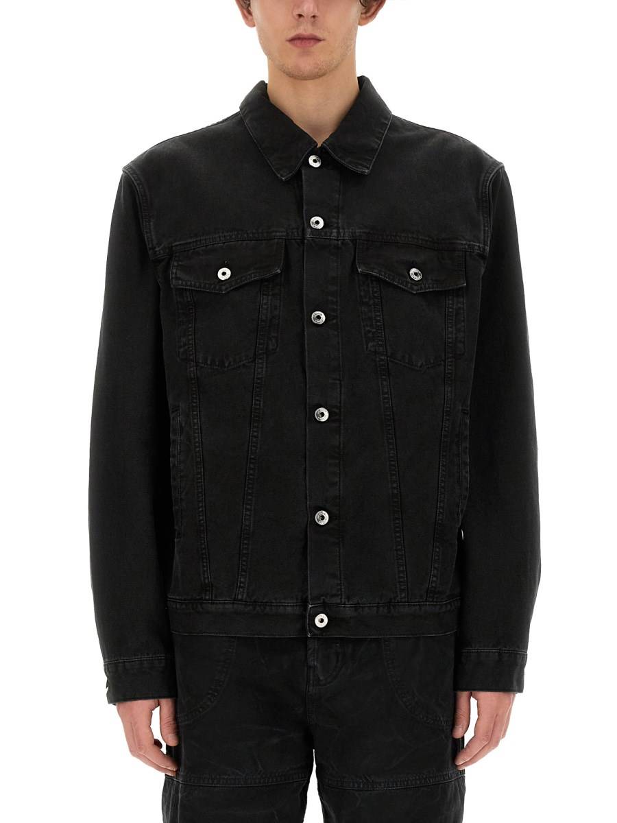 OFF-WHITE GIACCA CAMICIA IN DENIM