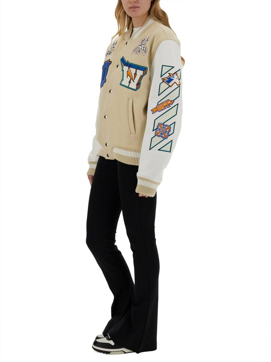 OFF-WHITE GIACCA VARSITY