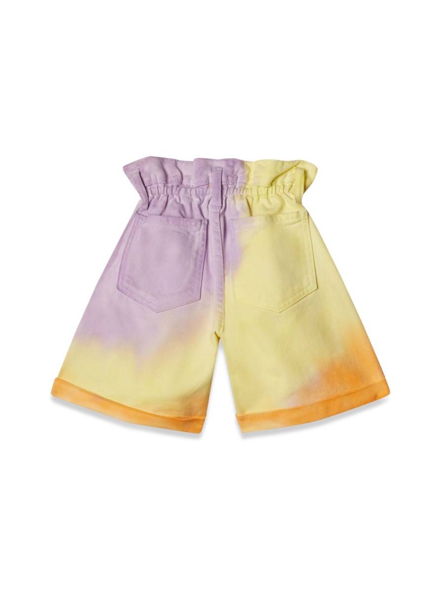 OFF-WHITE HELVETICA SPRAYED SHORTS
