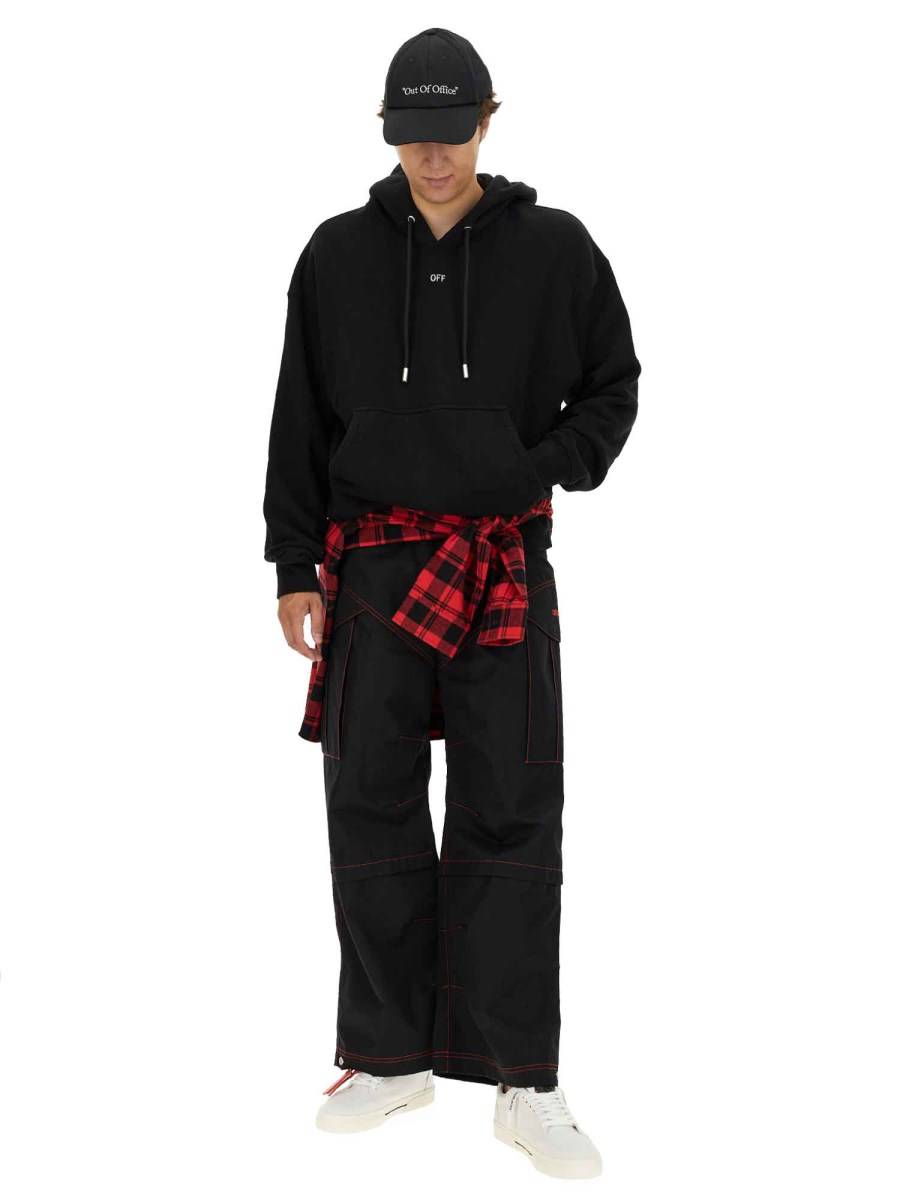OFF-WHITE PANTALONE CARGO IN COTONE