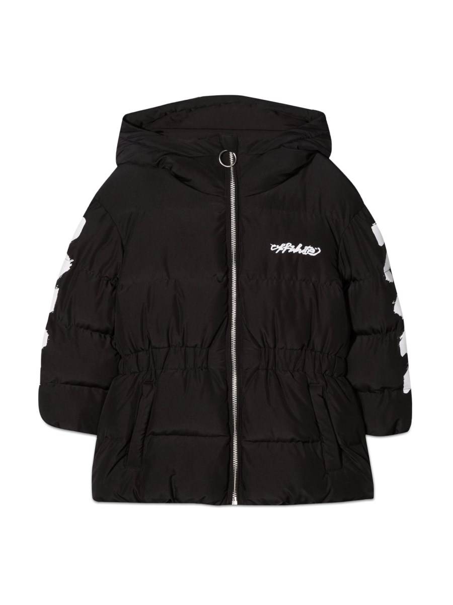 OFF-WHITE PIUMINO CON ZIP DIAG