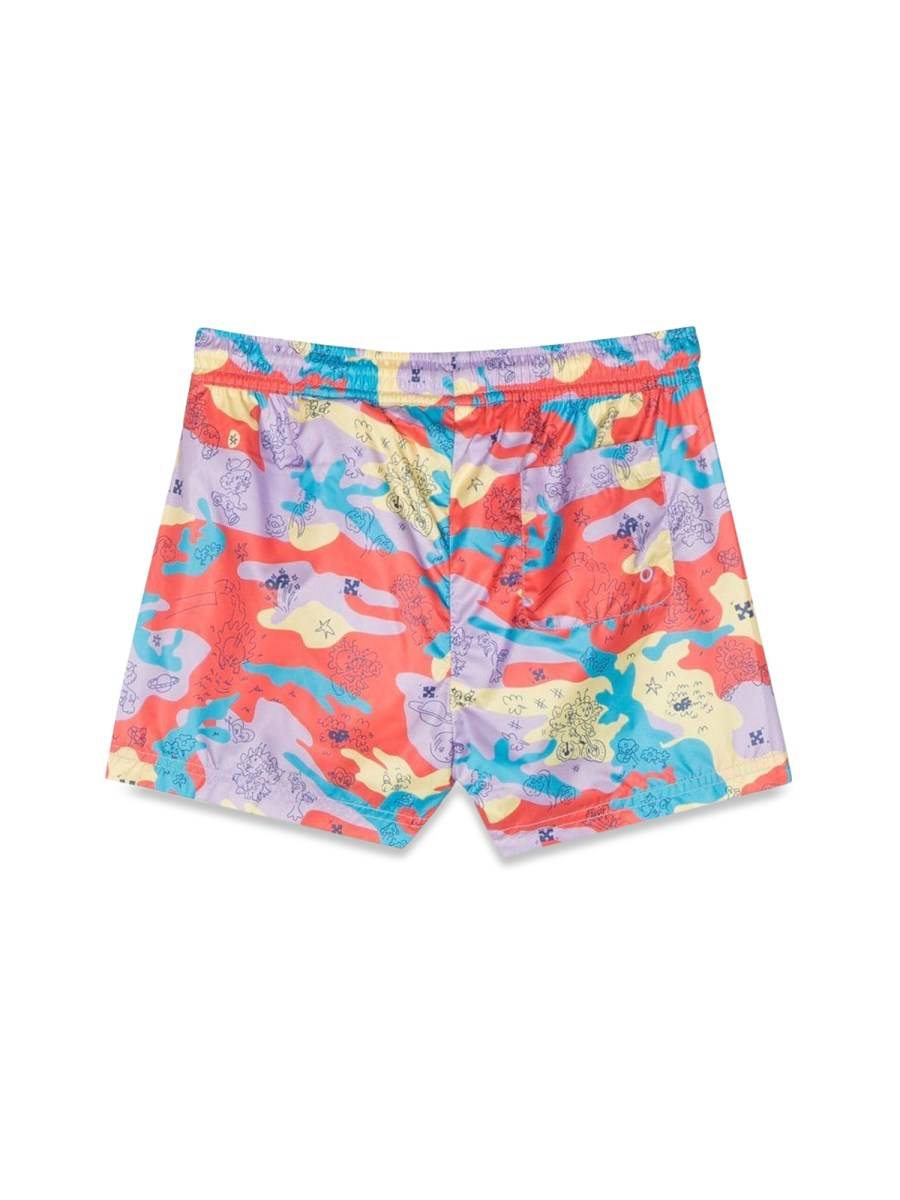 OFF-WHITE SWIM SHORT