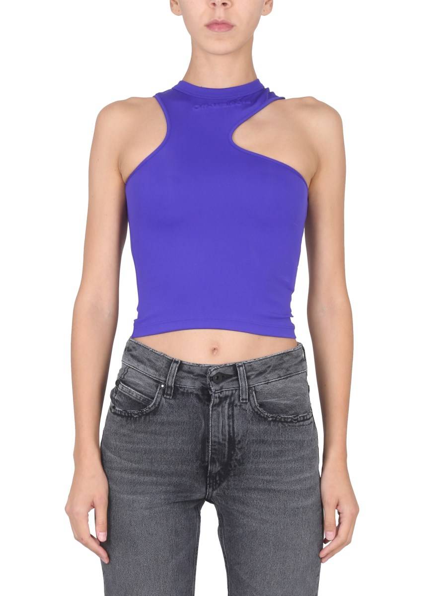 OFF-WHITE TOP CON LOGO GOFFRATO