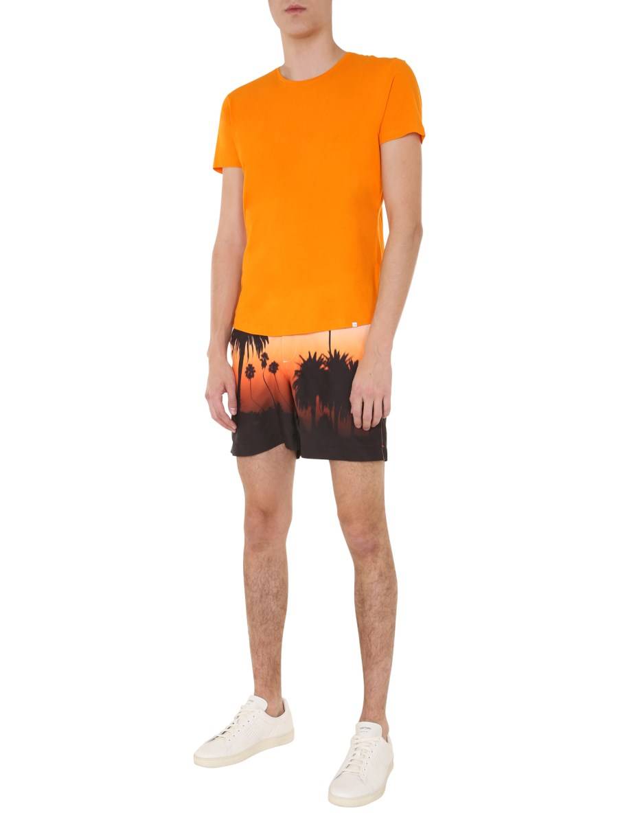 ORLEBAR BROWN T-SHIRT GIROCOLLO IN COTONE