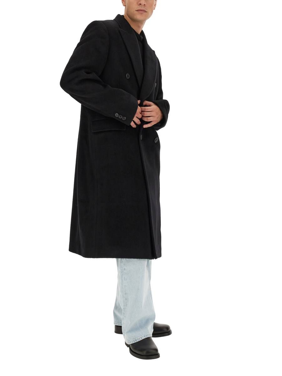 OUR LEGACY CAPPOTTO DOPPIOPETTO WHALE IN LANA
