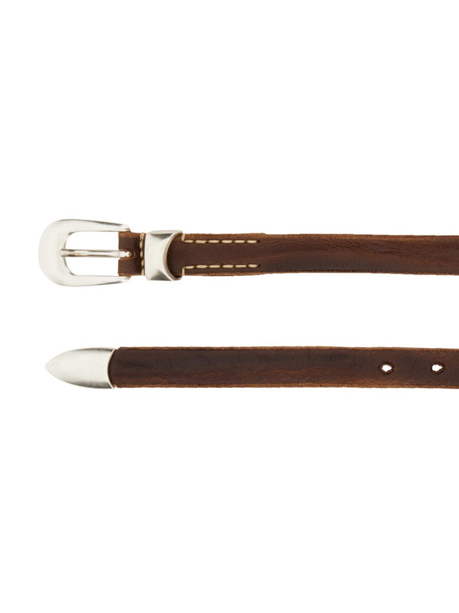 OUR LEGACY CINTURA IN PELLE CON FIBBIA