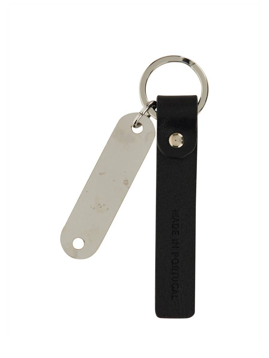 OUR LEGACY PORTACHIAVI AD ANELLO IN PELLE