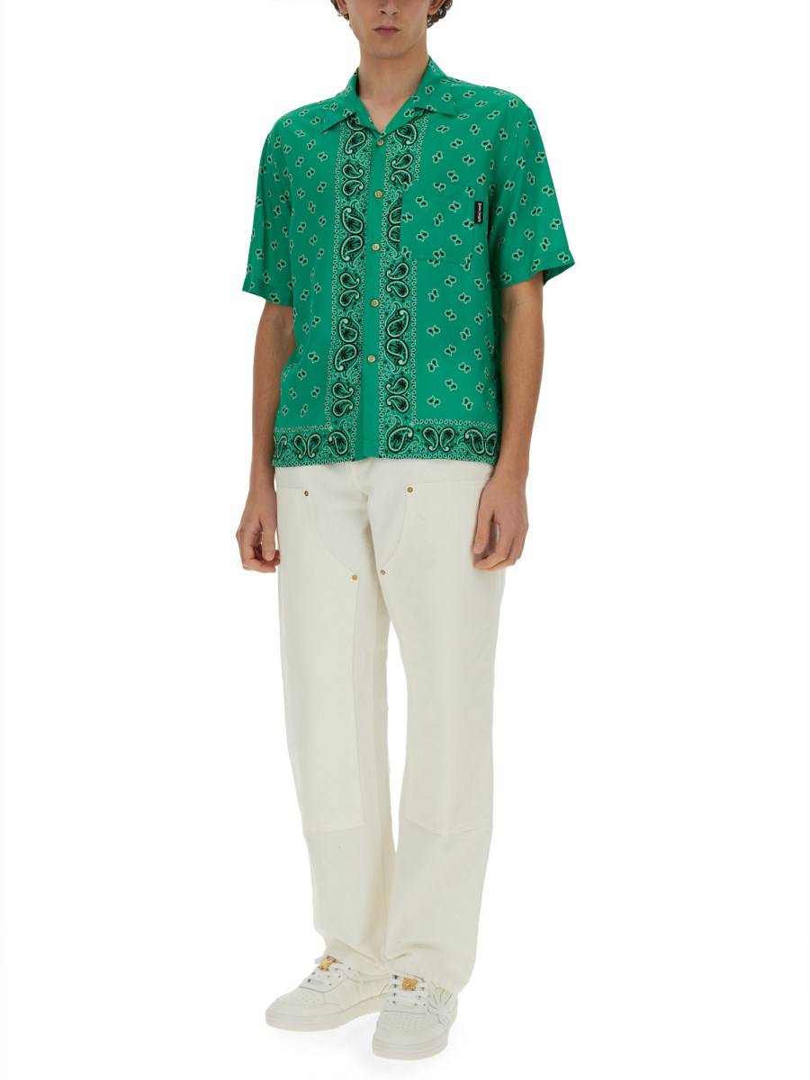 PALM ANGELS CAMICIA PAISLEY