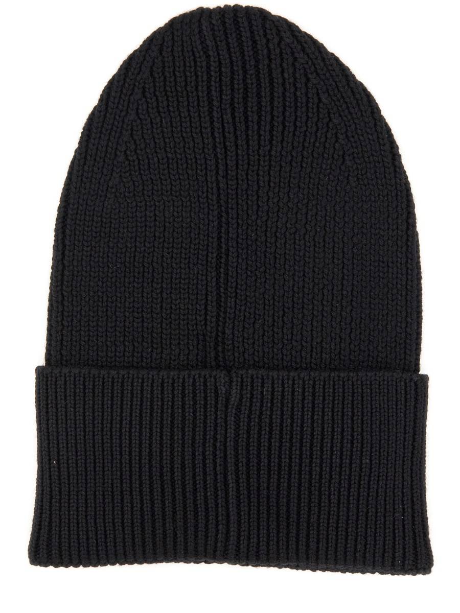 PALM ANGELS CAPPELLO BEANIE CON LOGO IN MISTO LANA
