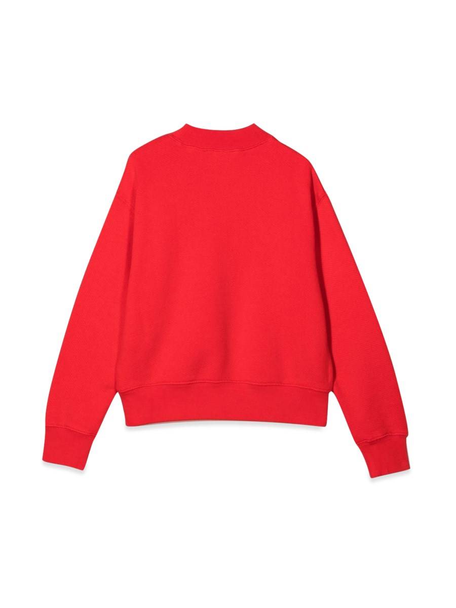 PALM ANGELS CREWNECK SEASONAL LOGO