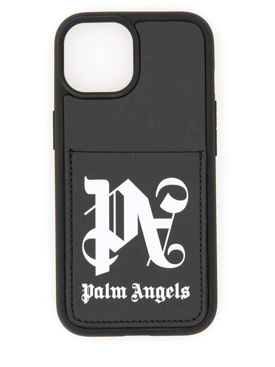 PALM ANGELS CUSTODIA PER IPHONE 15 CON LOGO