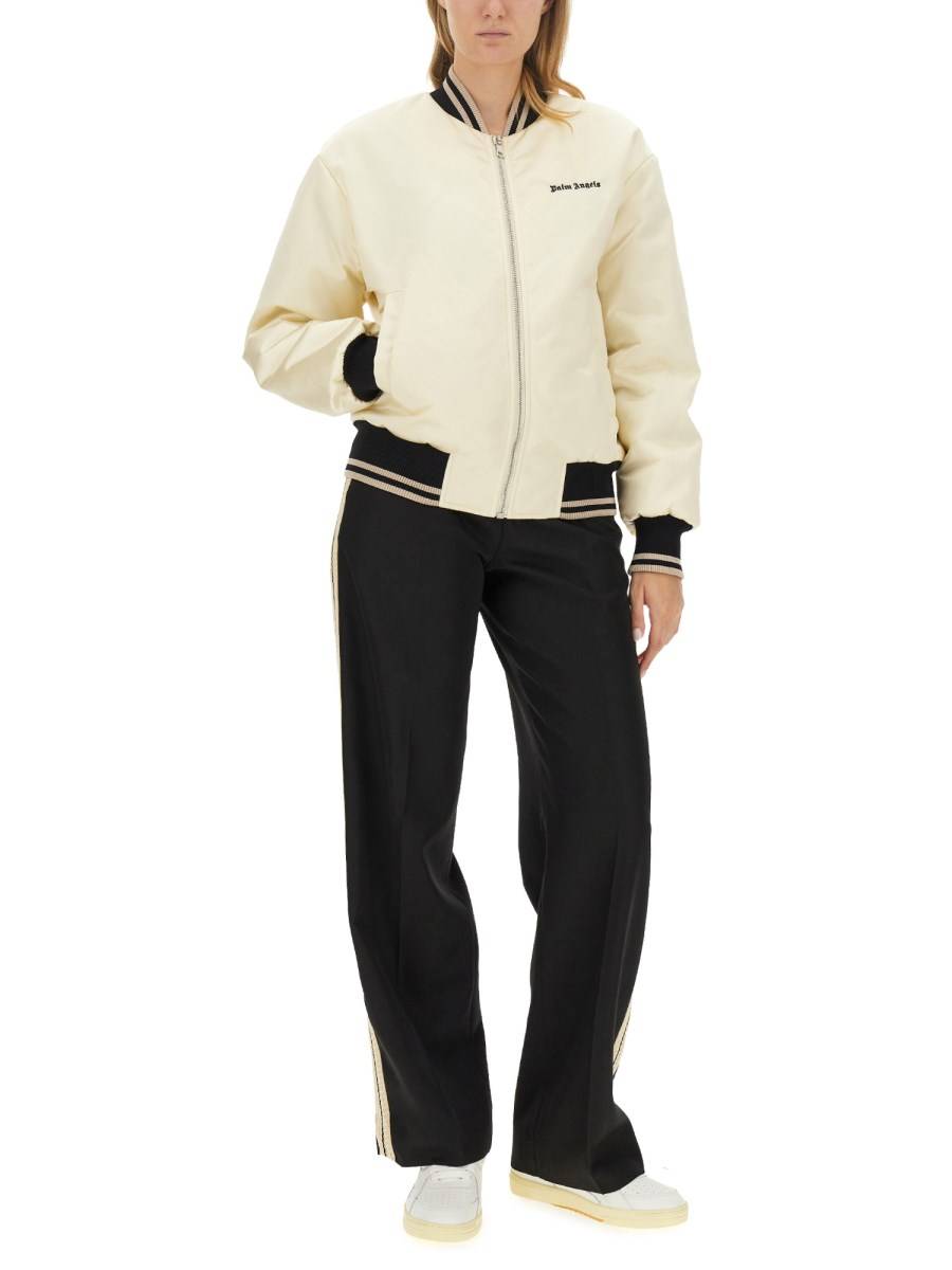 PALM ANGELS GIACCA BOMBER CON LOGO