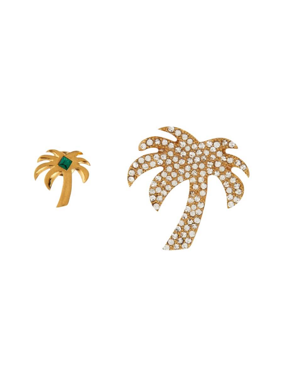 PALM ANGELS ORECCHINI "PALM" CON STRASS