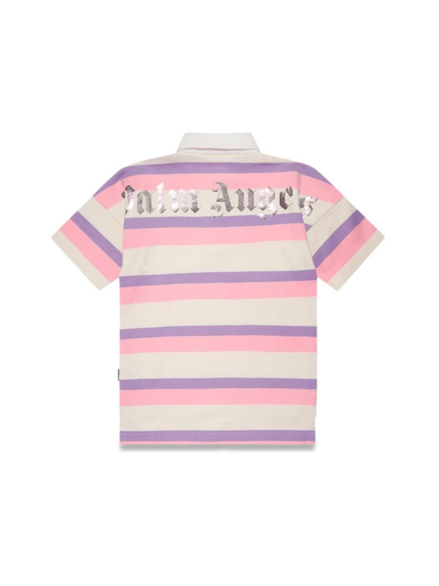 PALM ANGELS Overlogo Os S/s Polo Dress