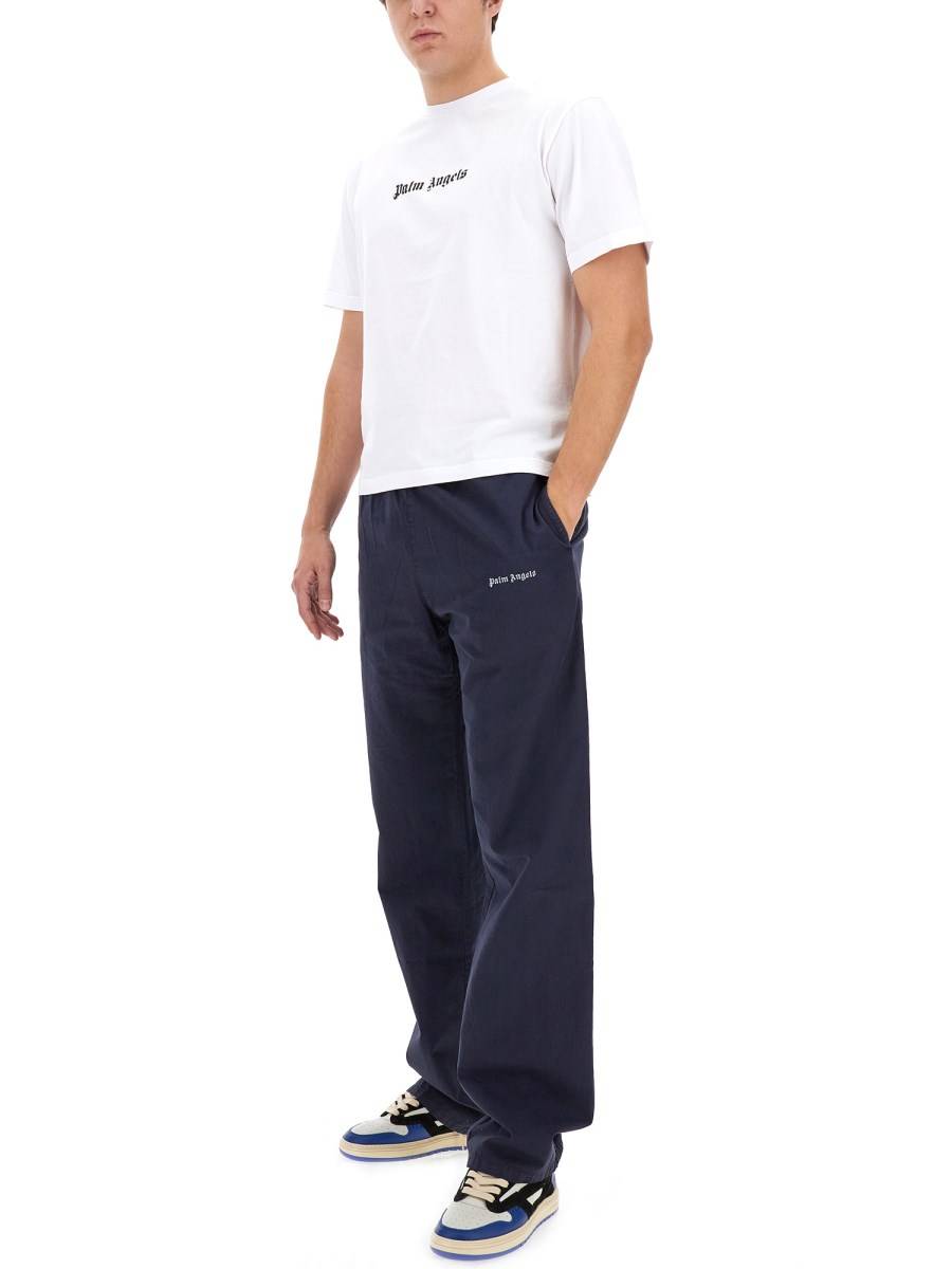 PALM ANGELS PANTALONE CON LOGO