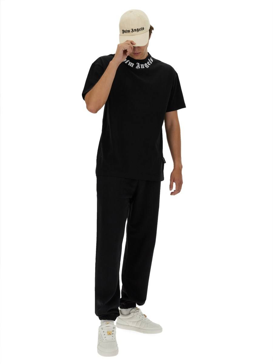 PALM ANGELS PANTALONE JOGGING CON LOGO