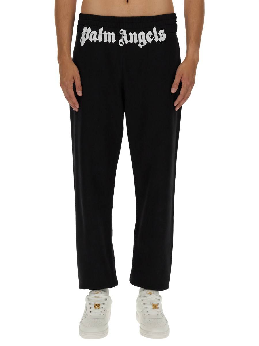 PALM ANGELS PANTALONE JOGGING CON LOGO