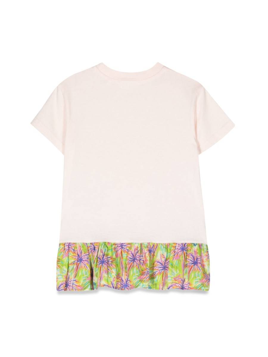 PALM ANGELS RUFFLES TEEDRESS