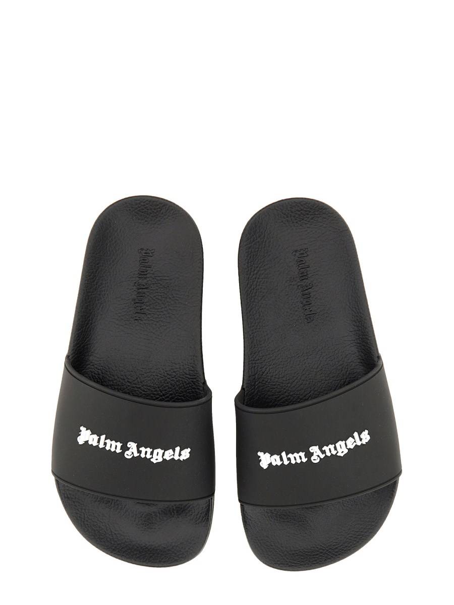 PALM ANGELS SANDALO SLIDE CON LOGO