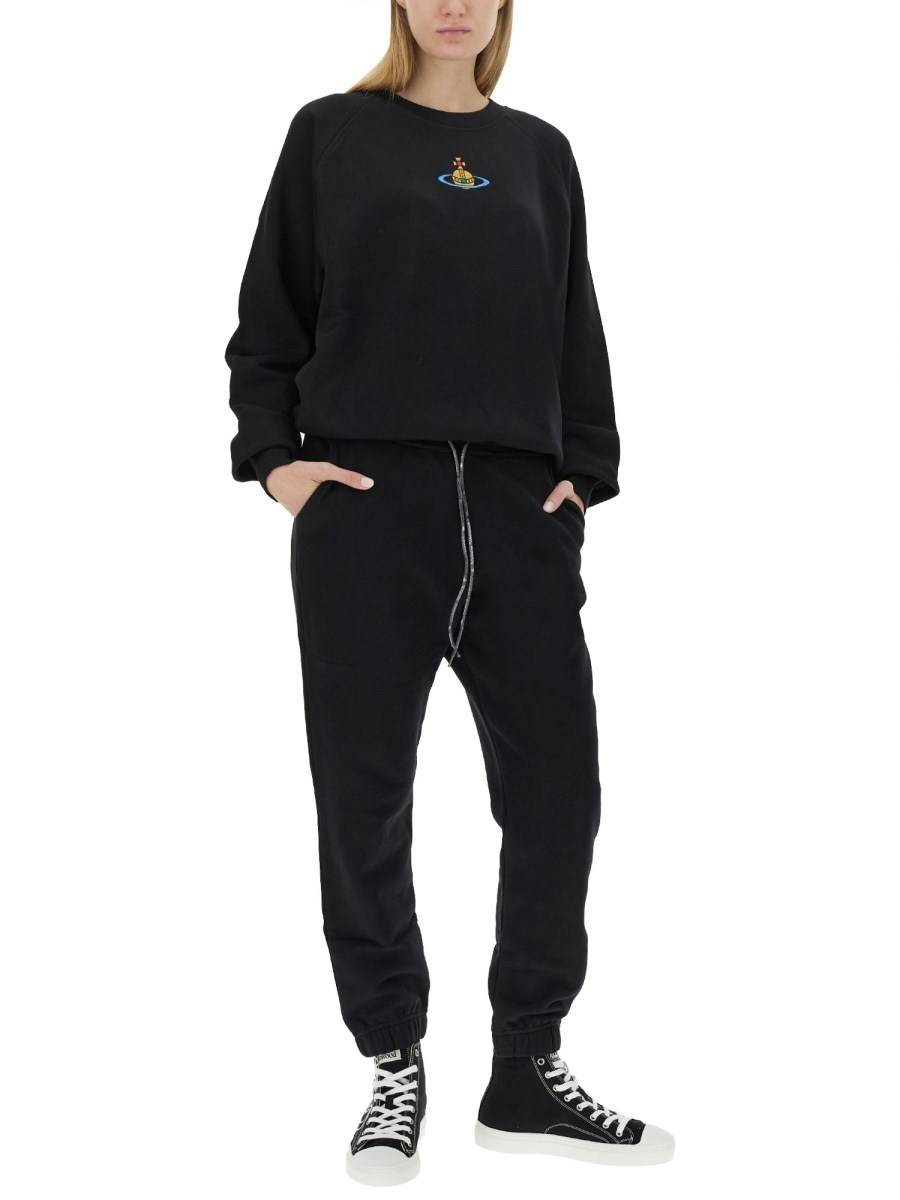 VIVIENNE WESTWOOD PANGTALONE JOGGING IN FELPA DI COTONE