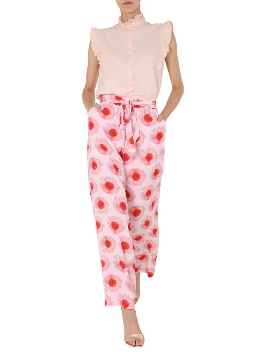 BAUM UND PFERDGARTEN PANTALONE AMPIO "NOVYANNA"CON STAMPA FLOREALE