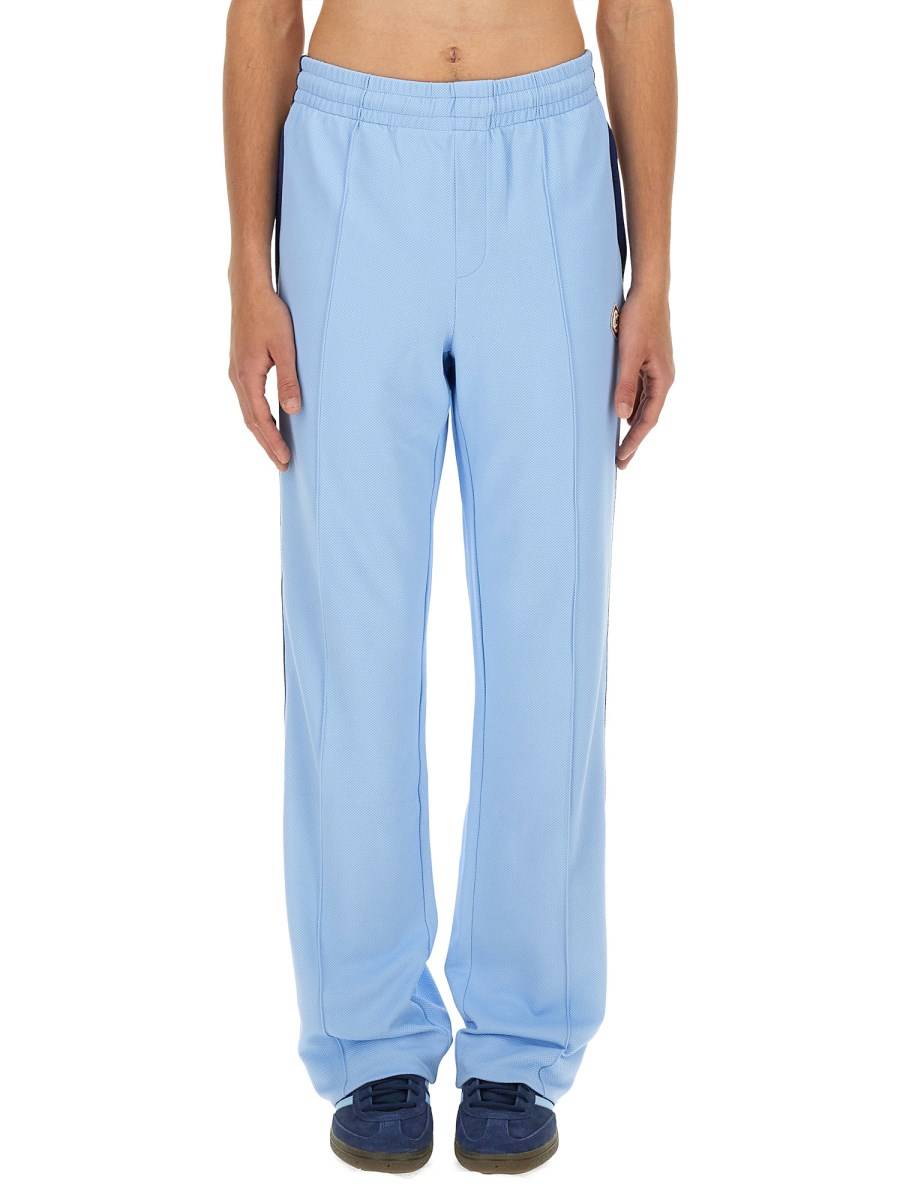 CASABLANCA PANTALONE CON BANDA LOGO IN TESSUTO TECNICO
