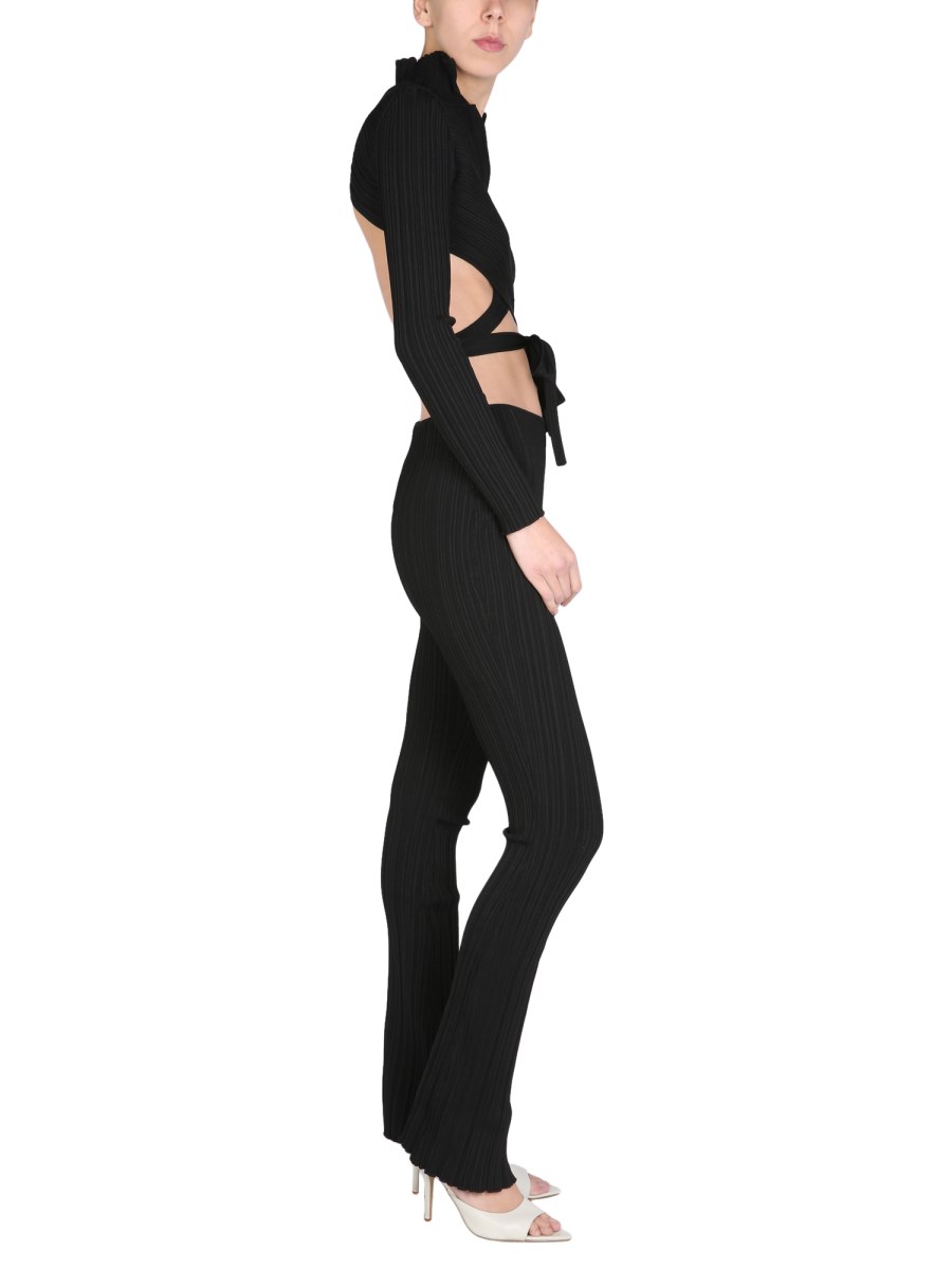 PHILOSOPHY DI LORENZO SERAFINI PANTALONE FLAIR A COSTINE