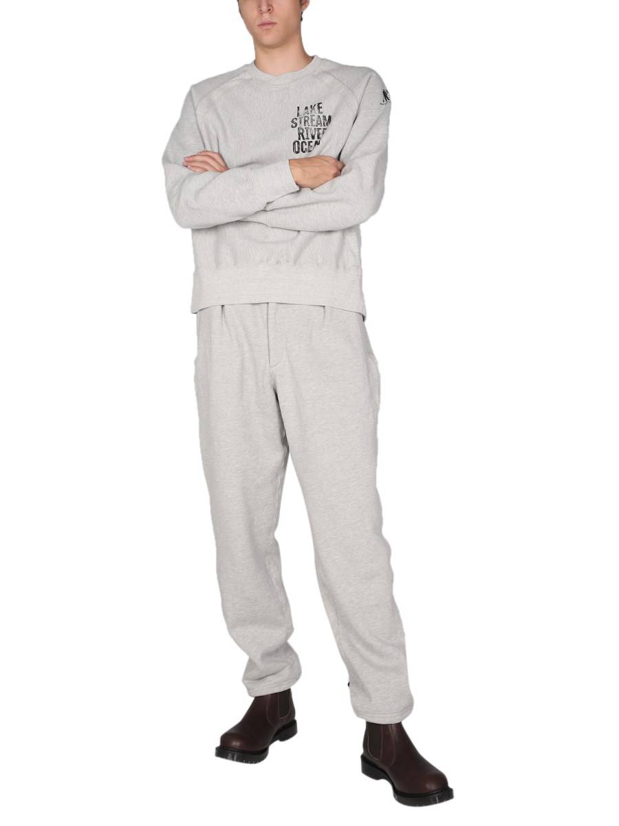 ENGINEERED GARMENTS PANTALONE JOGGING WIDE LEG IN COTONE