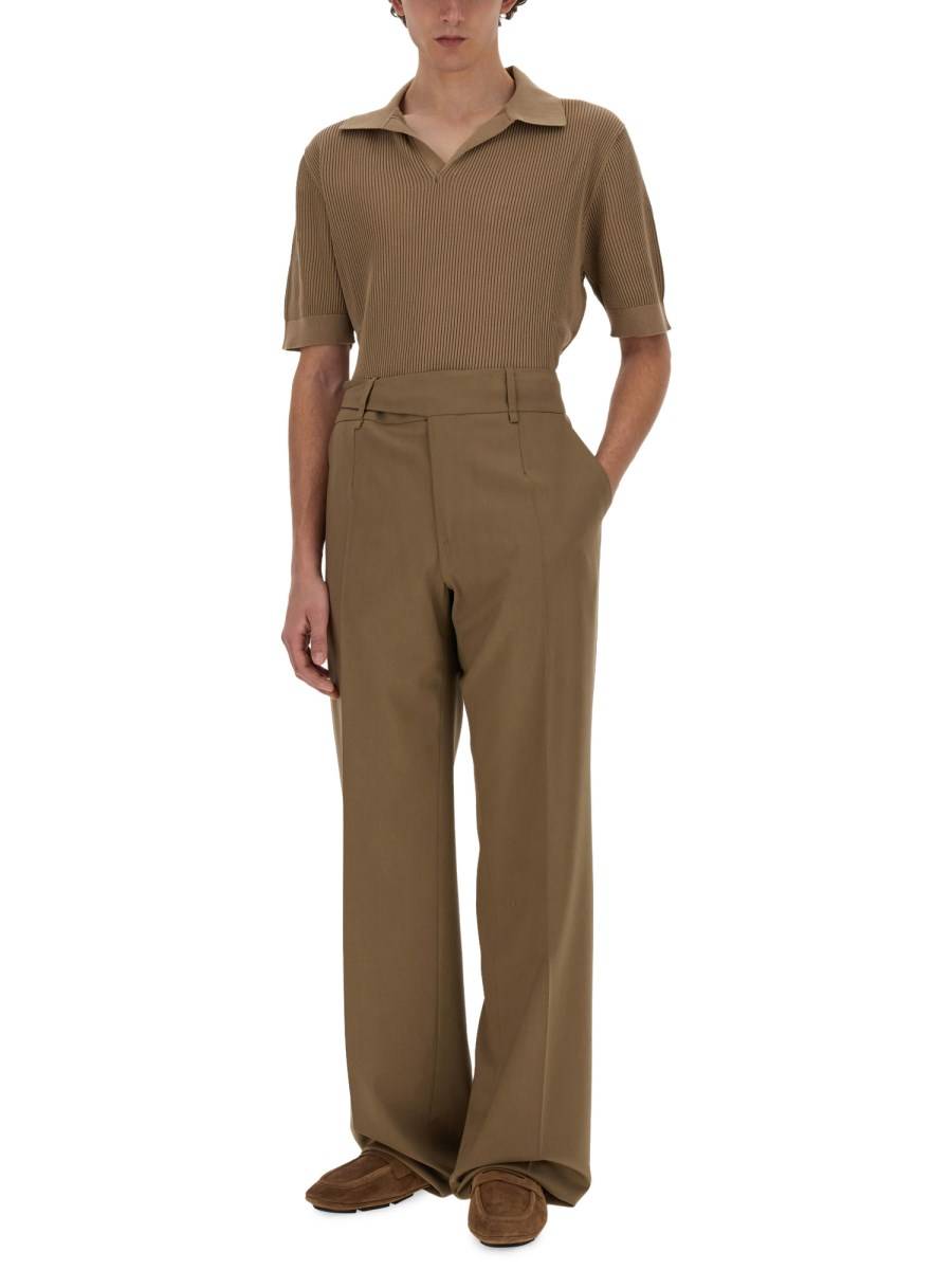 DOLCE & GABBANA PANTALONE SARTORIALE IN SALLIA BI-STRETCH