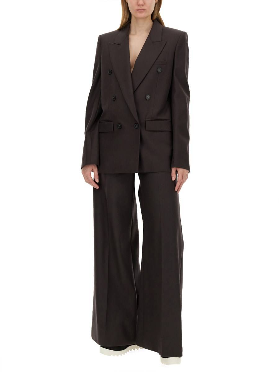 STELLA McCARTNEY PANTALONE SVASATO IN LANA SOSTENIBILE