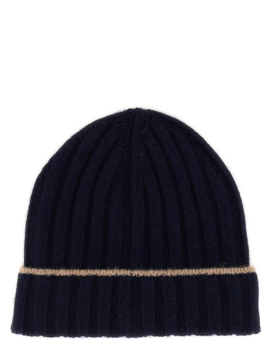 BRUNELLO CUCINELLI PAPALINA IN MAGLIA DI CASHMERE A COSTE