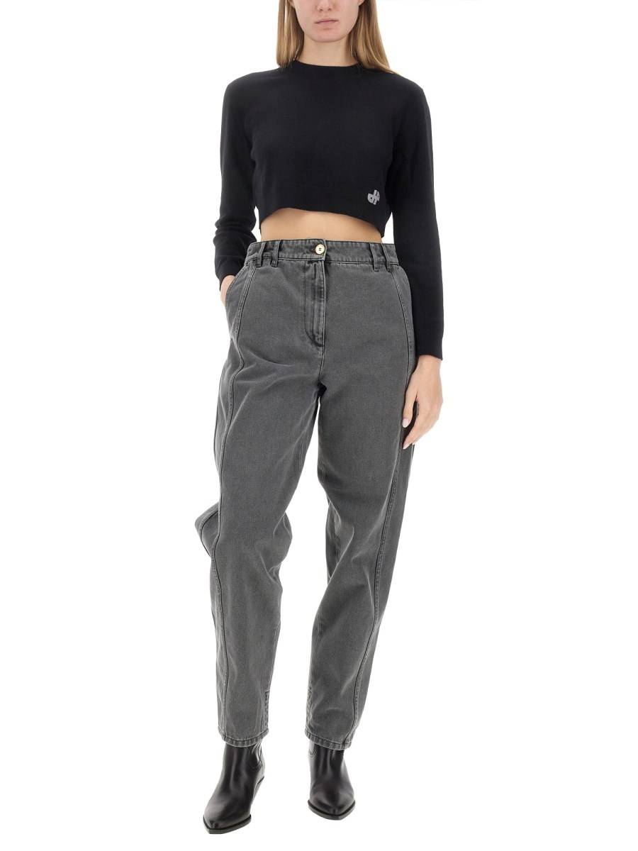 PATOU PANTALONE CARGO IN DENIM DI COTONE