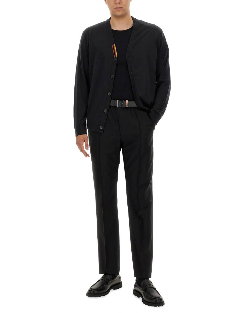 PAUL SMITH CARDIGAN CON SCOLLO A V