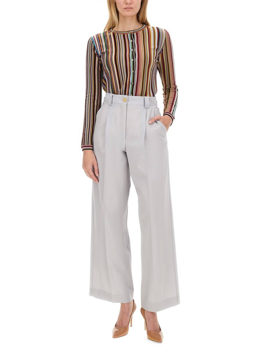 PAUL SMITH CARDIGAN "SIGNATURE STRIPE" IN LANA