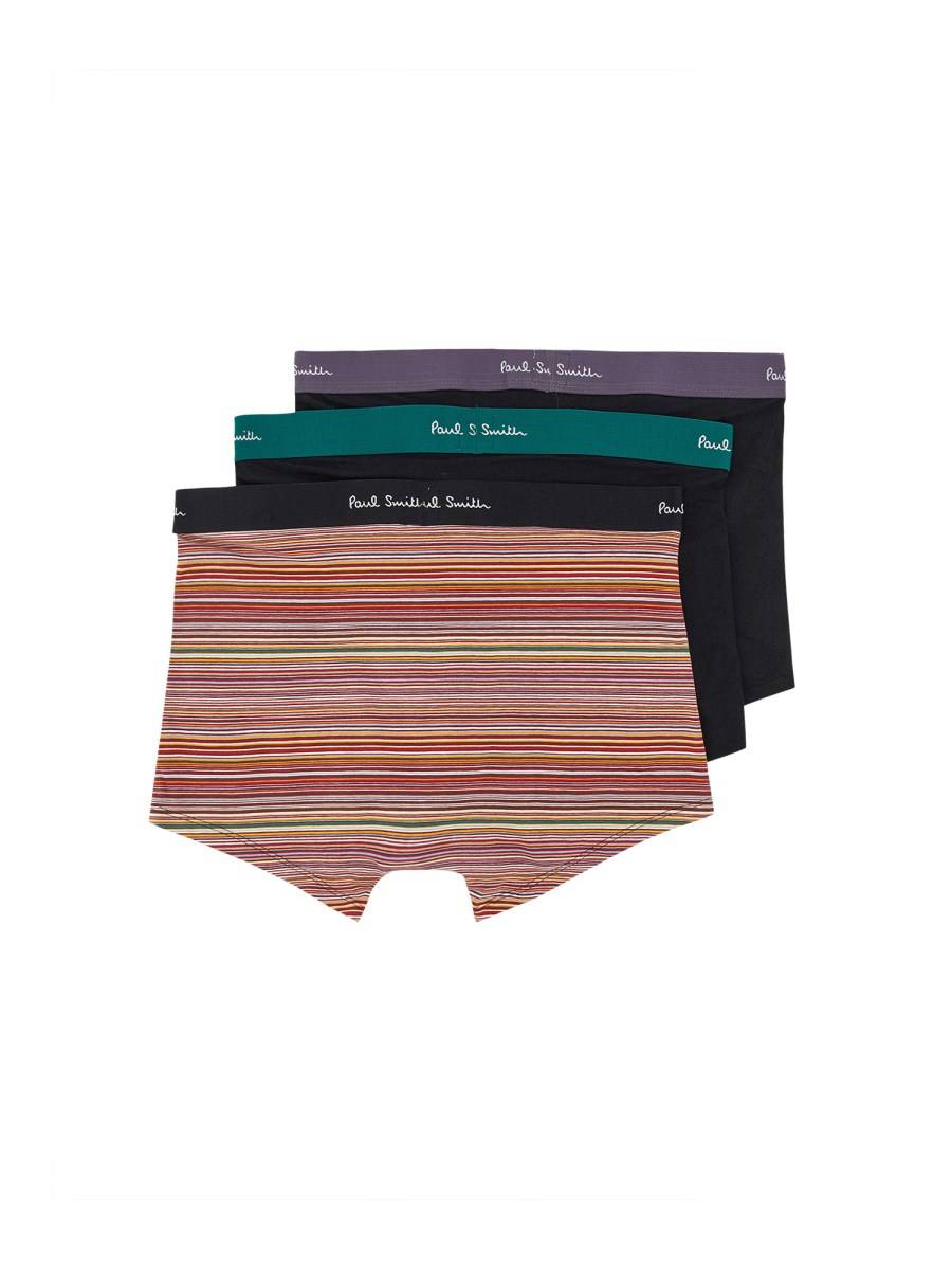 PAUL SMITH CONFENZIONE DA TRE SLIP IN COTONE