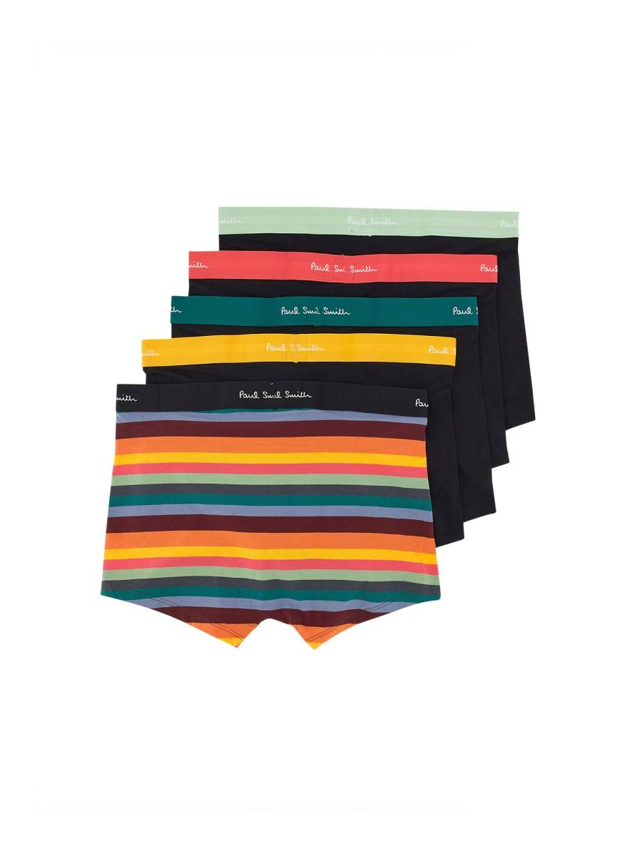 PAUL SMITH CONFEZIONE DA CINQUE SLIP IN COTONE