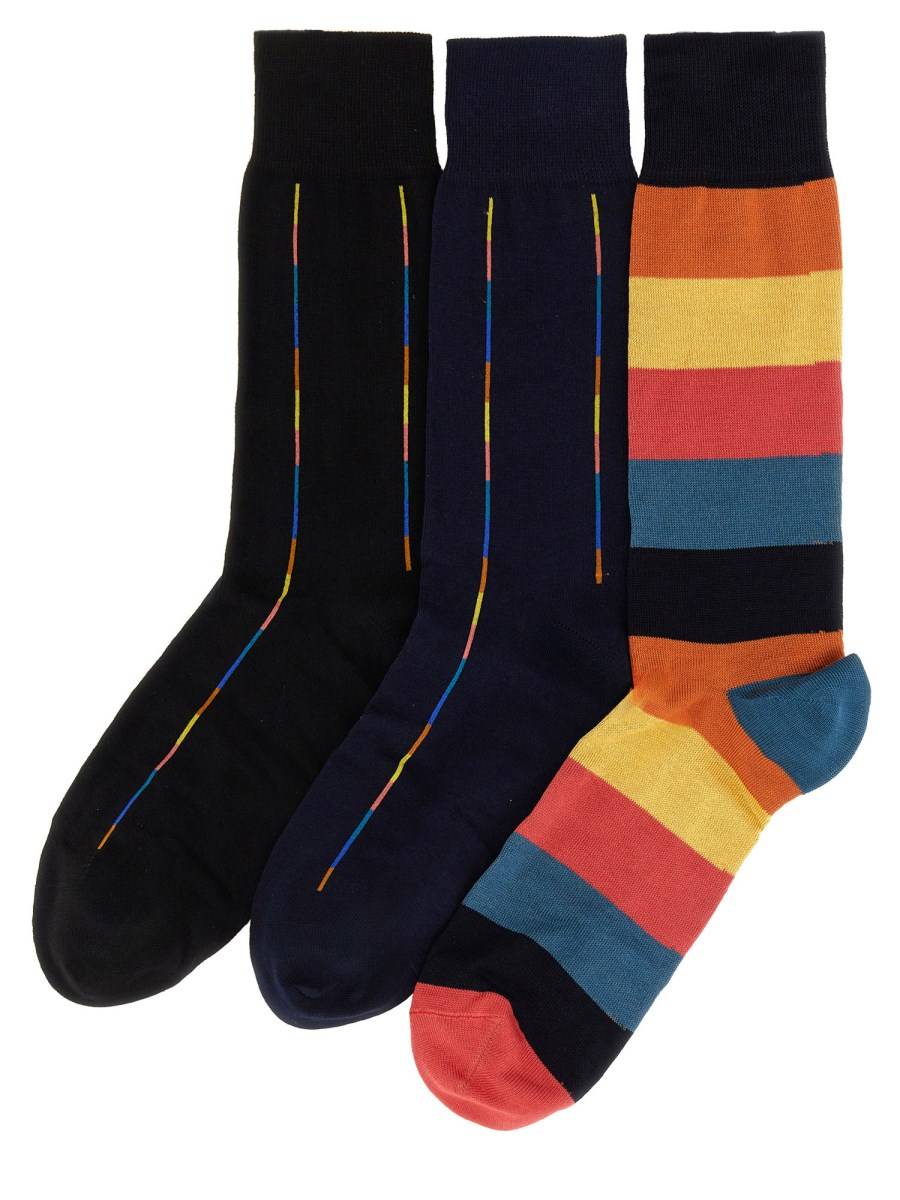 PAUL SMITH CONFEZIONE DA TRE CALZINI