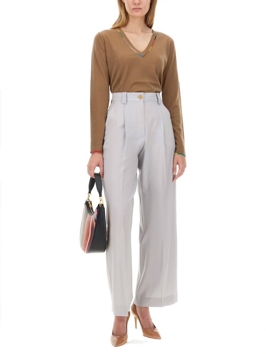 PAUL SMITH MAGLIA IN LANA CON SCOLLO A V