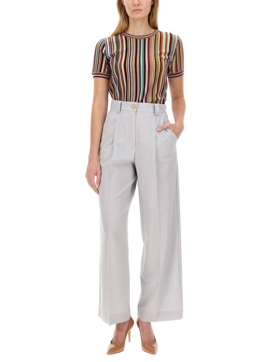 PAUL SMITH MAGLIA SIGNATURE STRIPE IN LANA