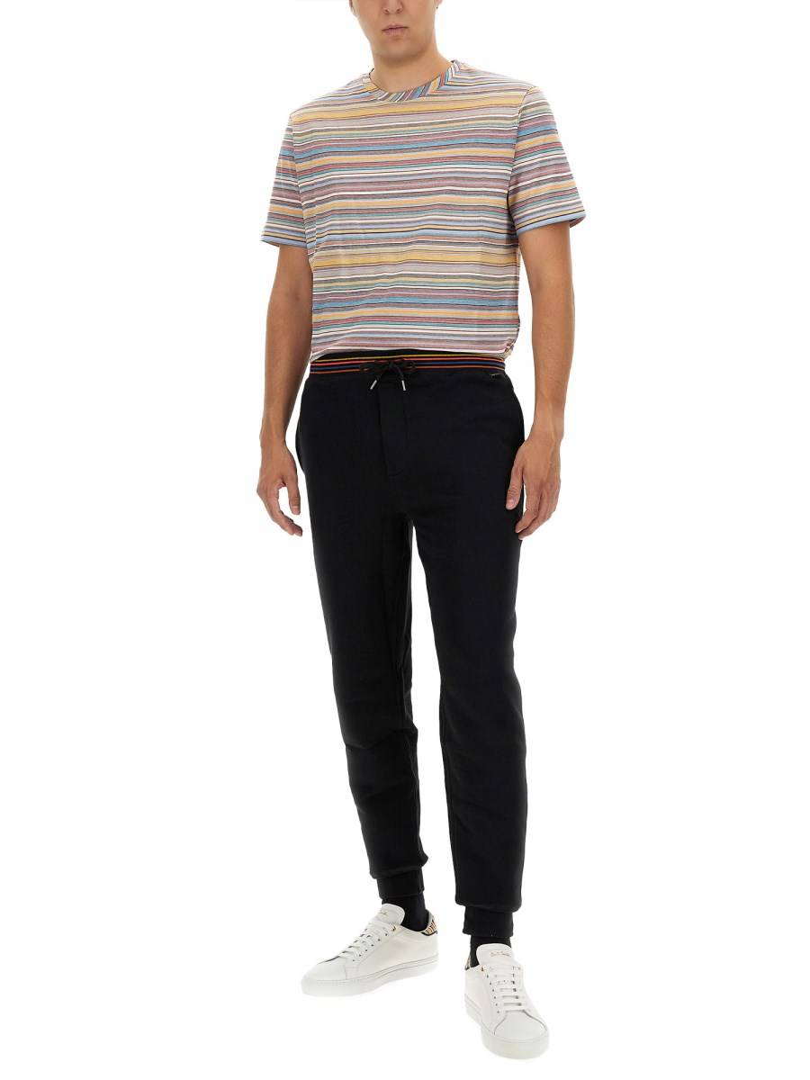 PAUL SMITH PANTALONE JOGGING IN COTONE