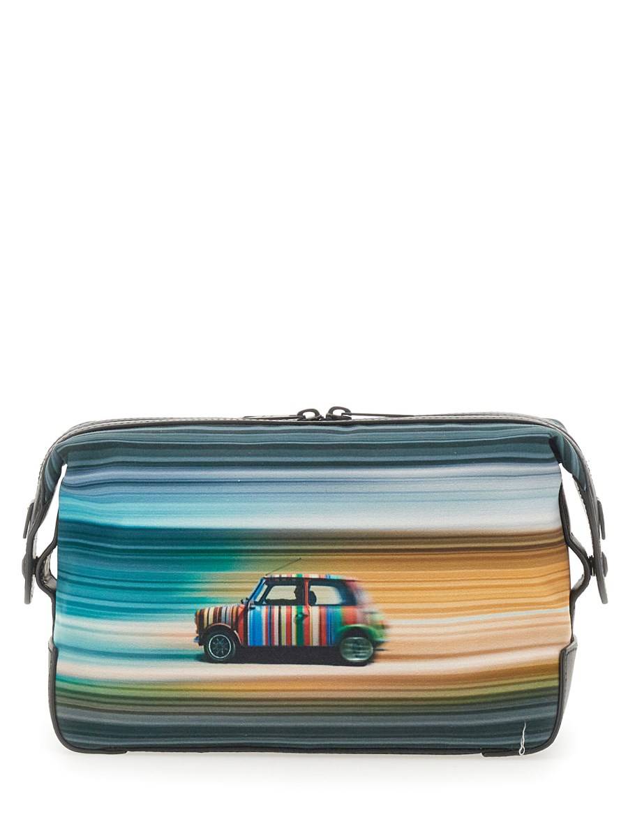 PAUL SMITH POCHETTE TRAVEL "MINI BLUR"