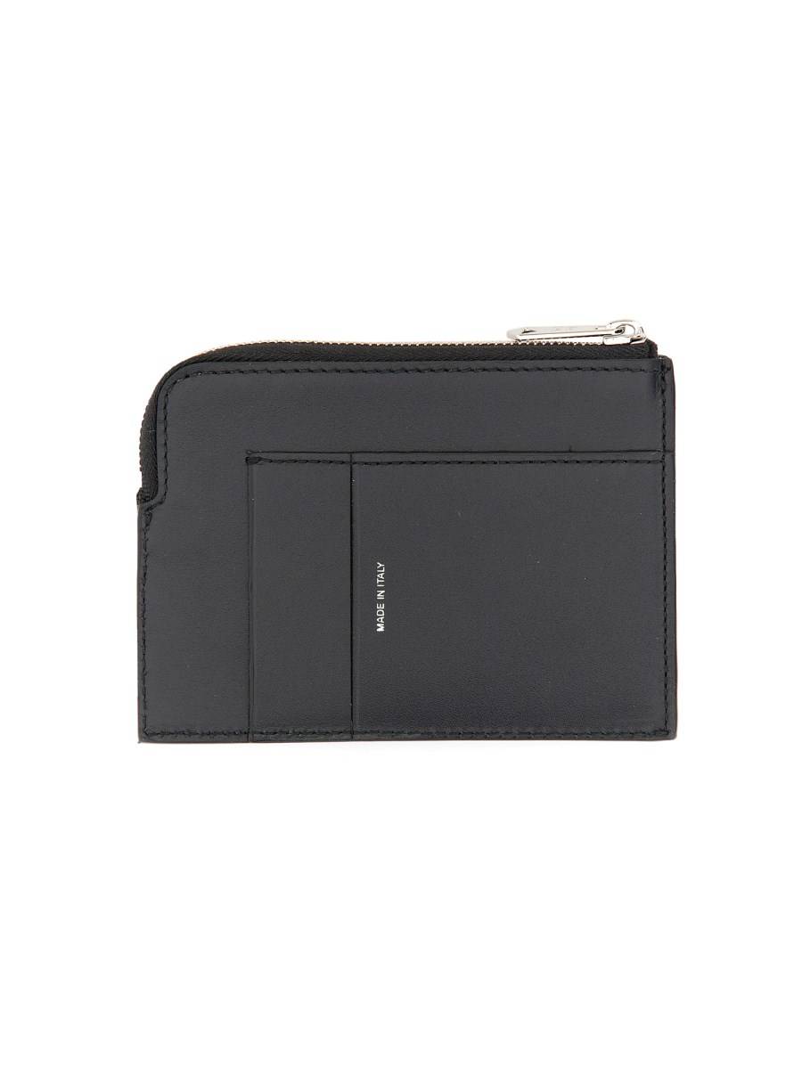 PAUL SMITH PORTAFOGLIO CON ZIP SIGNATURE STRIPE