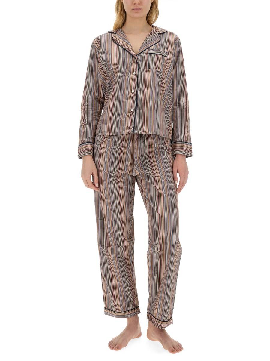 PAUL SMITH SET PIGIAMA CON MOTIVO A RIGHE