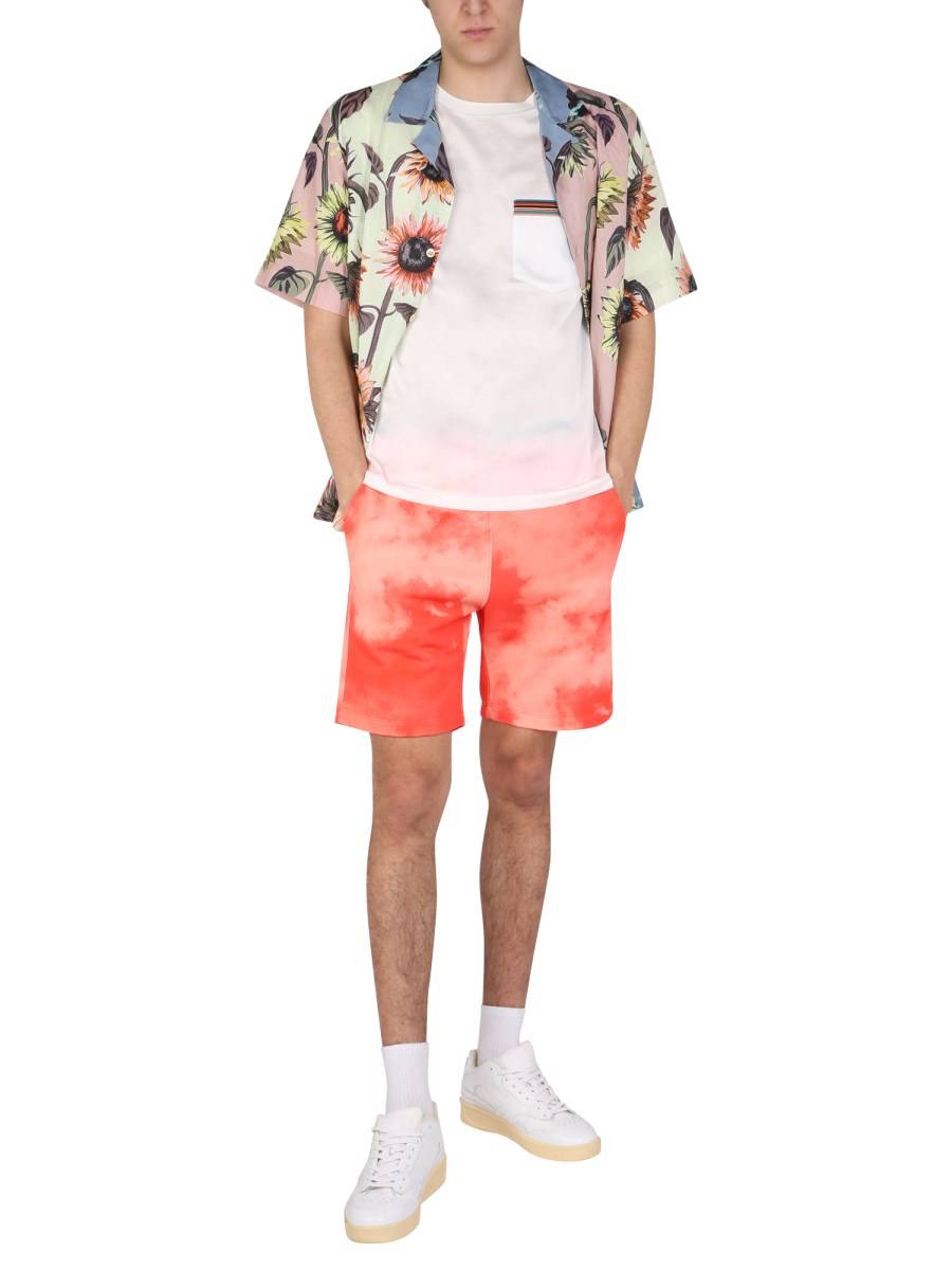 PAUL SMITH T-SHIRT SIGNATURE STRIPE IN COTONE