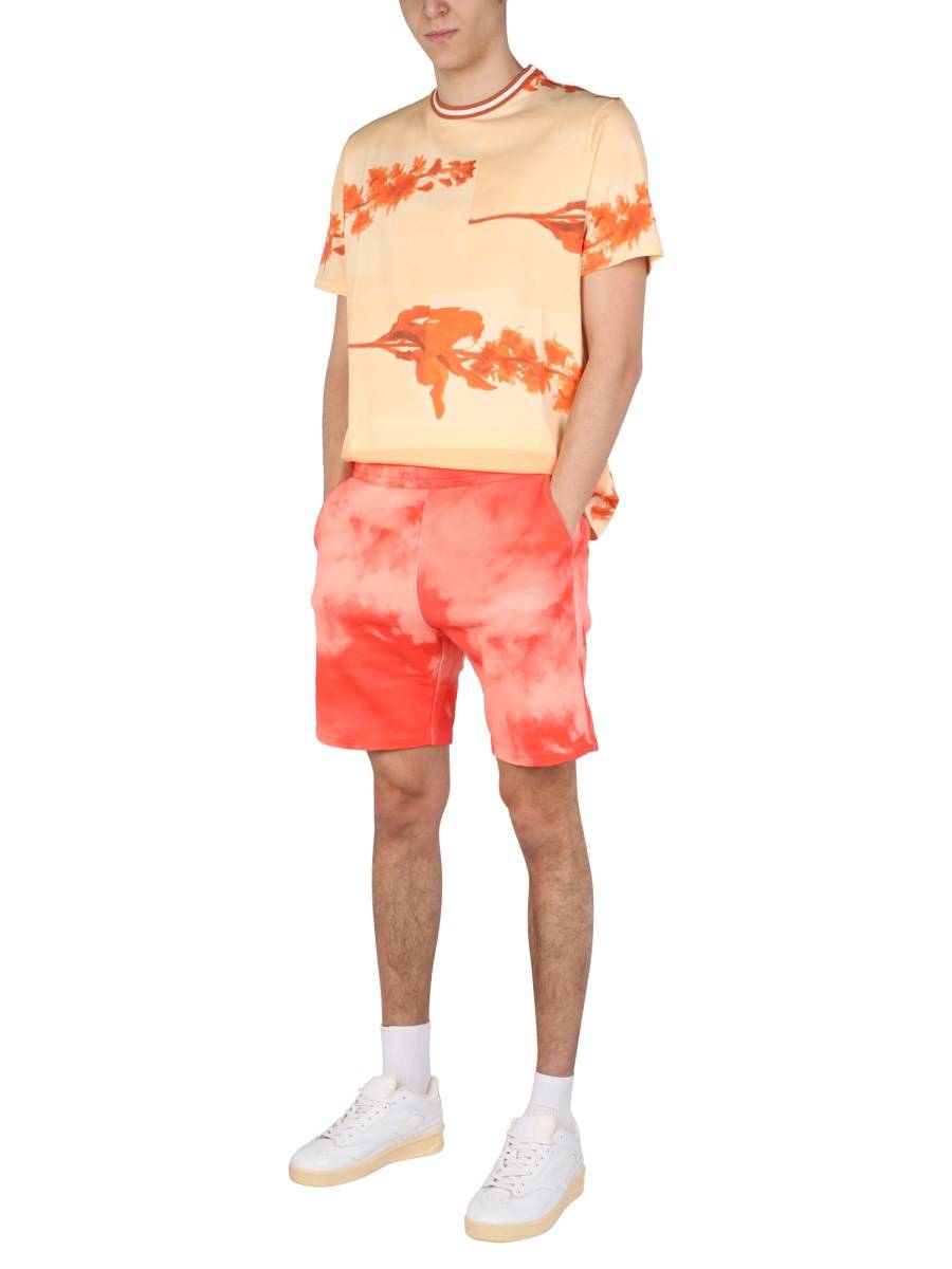 PAUL SMITH T-SHIRT STEM FLORAL IN COTONE