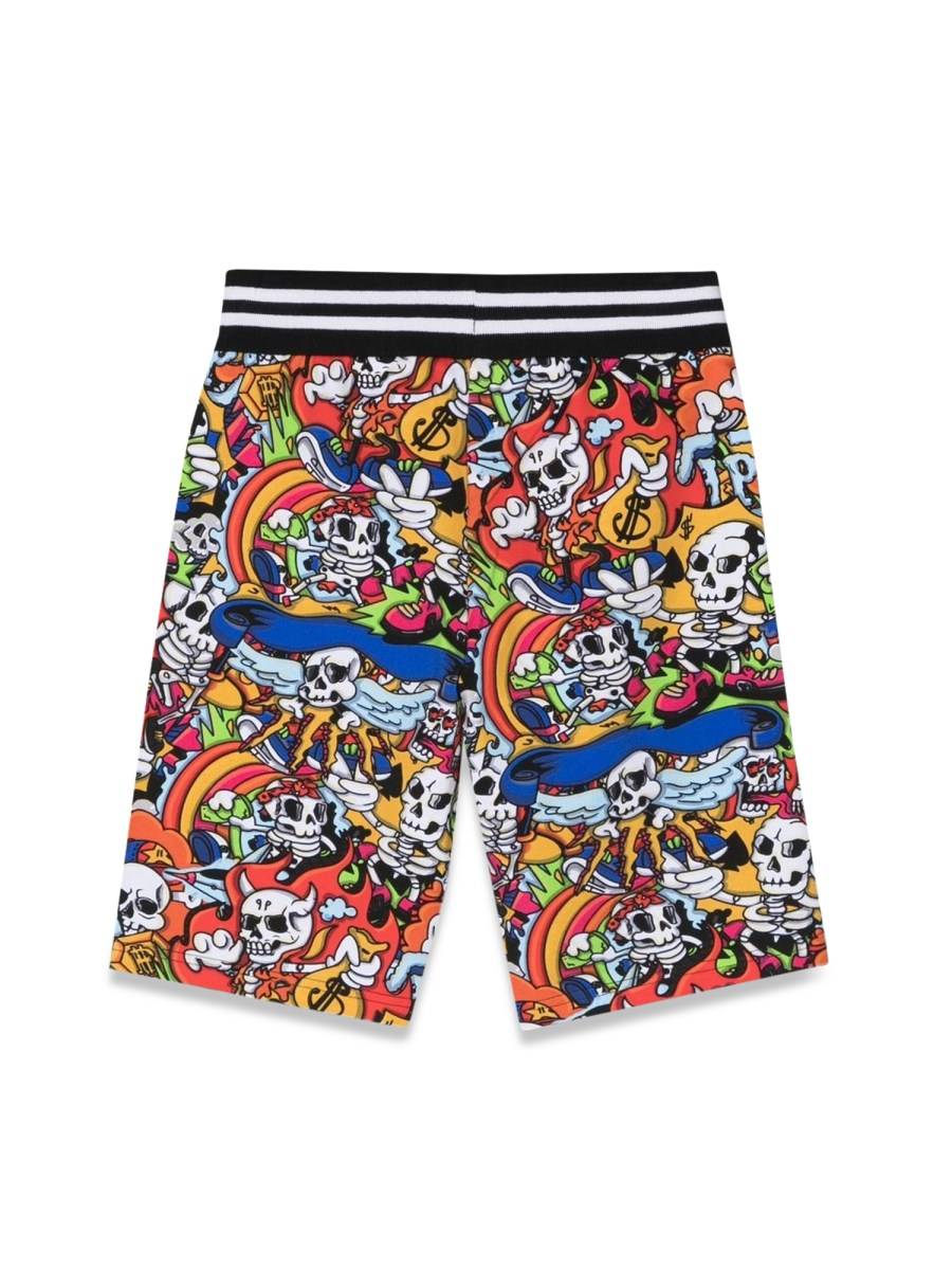 PHILIPP PLEIN BERMUDA SKULLS DOLLARS