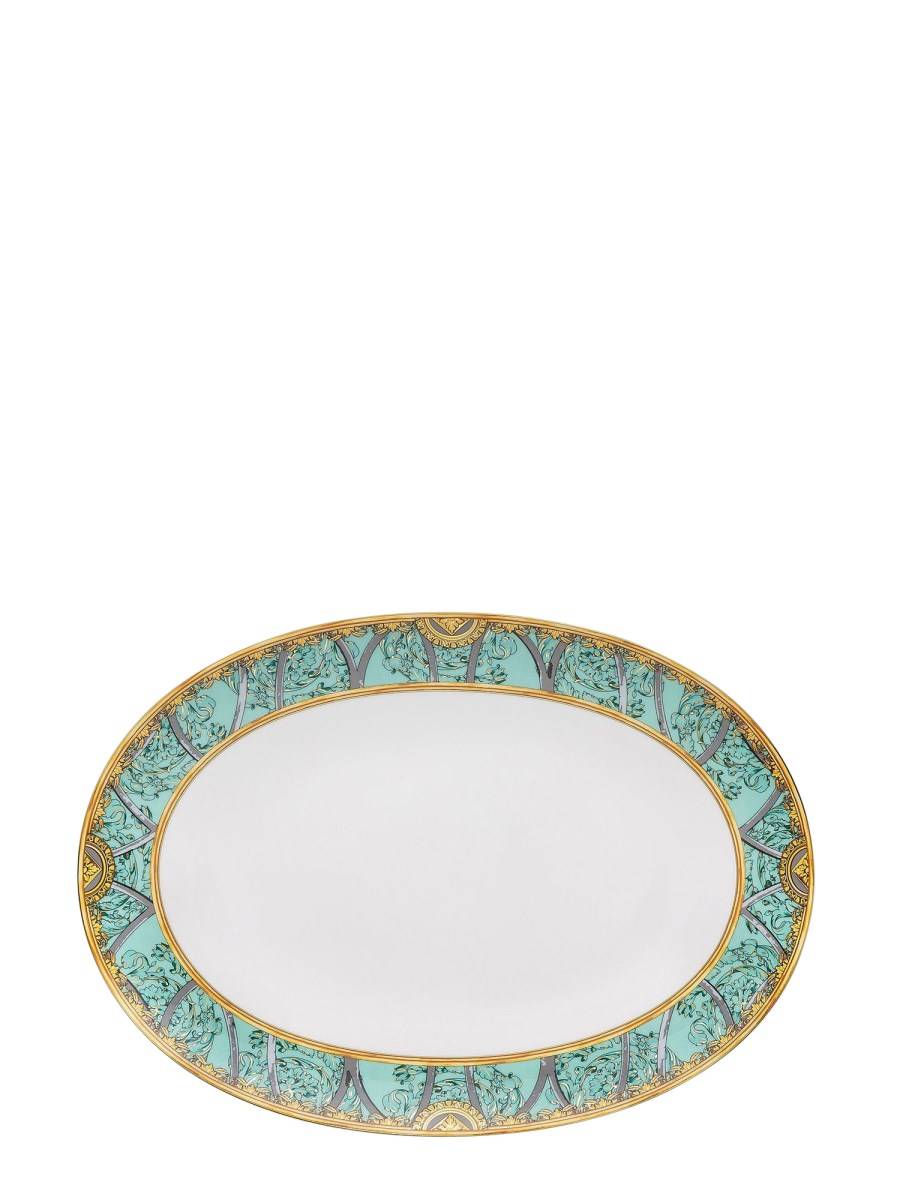 ROSENTHAL MEETS VERSACE PIATTO OVALE 33 CM LA SCALA DEL PALAZZO
