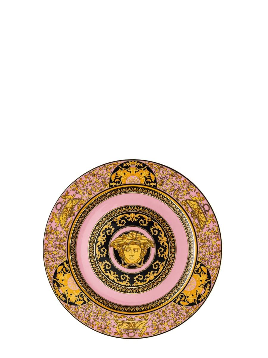 ROSENTHAL MEETS VERSACE PIATTO SEGNAPOSTO 30 CM IN PORCELLANA MEDUSA ROSE