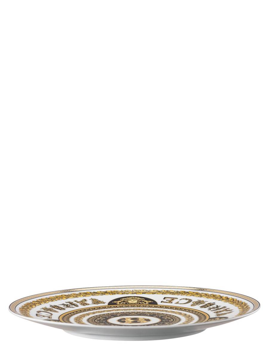 ROSENTHAL MEETS VERSACE PIATTO SEGNAPOSTO 33 CM IN PORCELLANA VIRTUS ALPHABET B